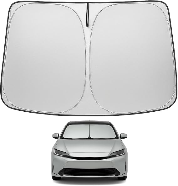 Proadsy Custom Fit 2023-2026 Toyota Prius Windshield Sun Shade, Blocks Heat