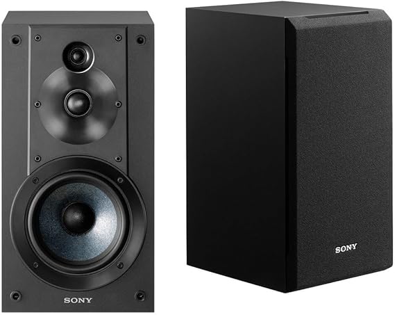 Sony SSCS5 3-Way 3-Driver Bookshelf Speaker System (Pair) - Black | 3-way, 3-speaker bass-reflex system, 5-1/4 Foamed-Mica, Introducing a speaker series versatile enough to deliver