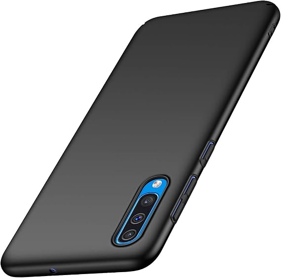 Phone Case for Samsung Galaxy A50 Slim Protective Galaxy A50 Case Premium Material PC Hard Cover Matte Finished Scratch and Mark Resistant (Black)