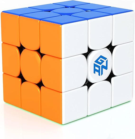 GAN 356 RS, Speed Cube 3x3 Stickerless Puzzle for Kids