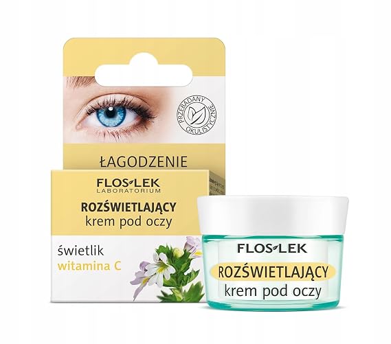 FLOSLEK Eye Cream with Eyebright And Vitamin C - 15 ml