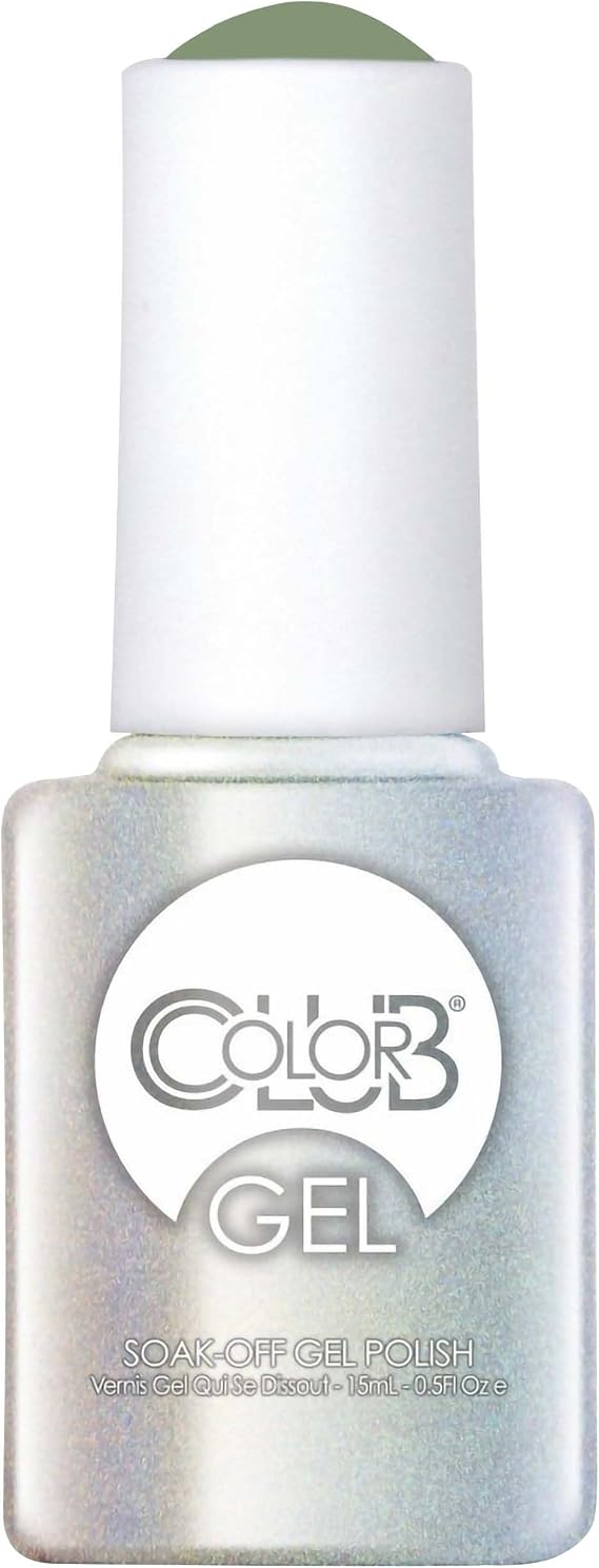 Color Club It's About Thyme Nail Gel Earthy Green Color Polish, .5 fl oz (15 mL)