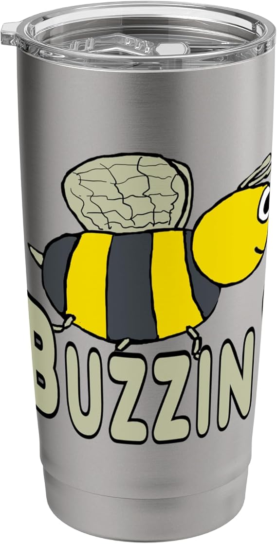 Bee Buzzing Stainless Steel Insulated Tumbler