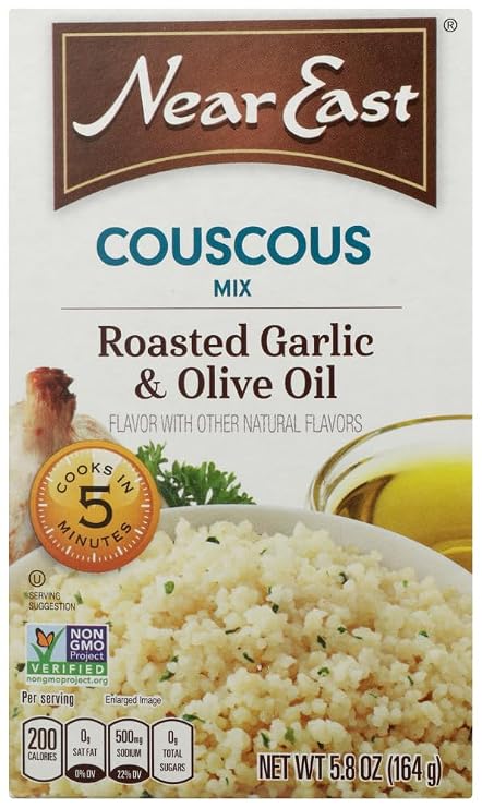 Near East Roasted Garlic & Olive Oil Couscous 24x 5.8 Oz