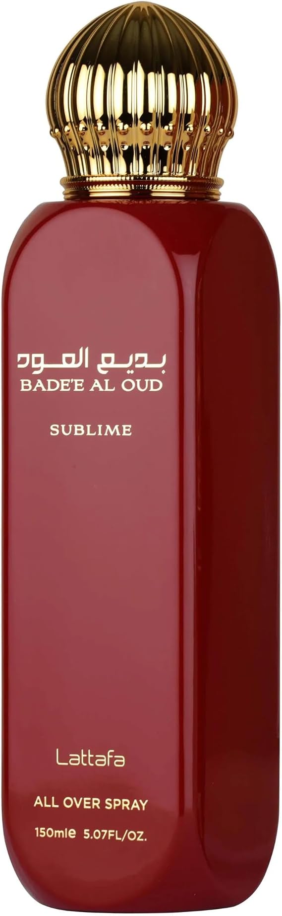 Lattafa Bade'e Al Oud Sublime – Fruity, Floral, Ambery, Oud – All Over Spray Long-Lasting Fragrance for Unisex, 5.07 Ounce / 150 ml