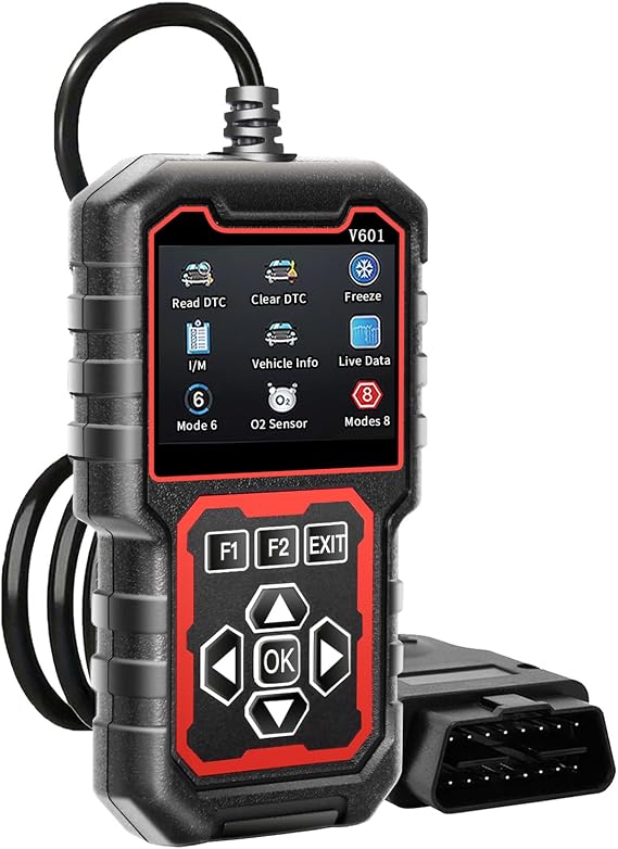V601 Professional OBD2 Diagnostic Scanner - Quickly Engine Check Light Code Reader, Voltage Tester, I/M Readiness, Reset, and Code Eraser, Suitable for OBD II Protocol Car & Truck Since 1996