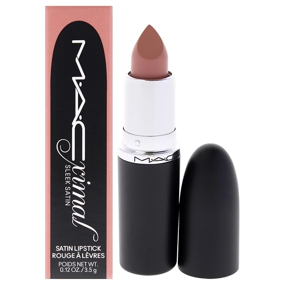 Macximal Sleek Satin Lipstick - 825 Blankety by MAC for Women - 0.12 oz Lipstick