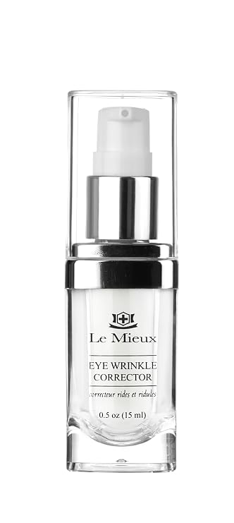 Le Mieux Eye Wrinkle Corrector Cream - Hyaluronic Acid Moisturizer for Eyes with 7 Potent Peptides & Amino Acids, Under Eye Corrector Cream (0.5 oz / 15 ml)