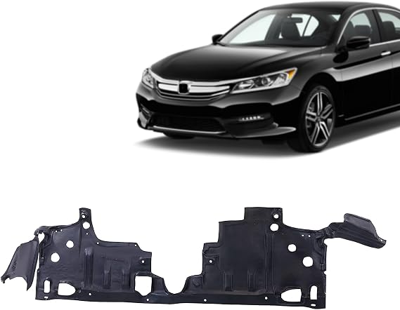 Engine Splash Shield Fits Honda Accord 13-17 Lower Under Cover | Direct fit automotive replacement replacement part for Honda Accord 13-17, Verify Vehicle Fitment Before, HO1228132