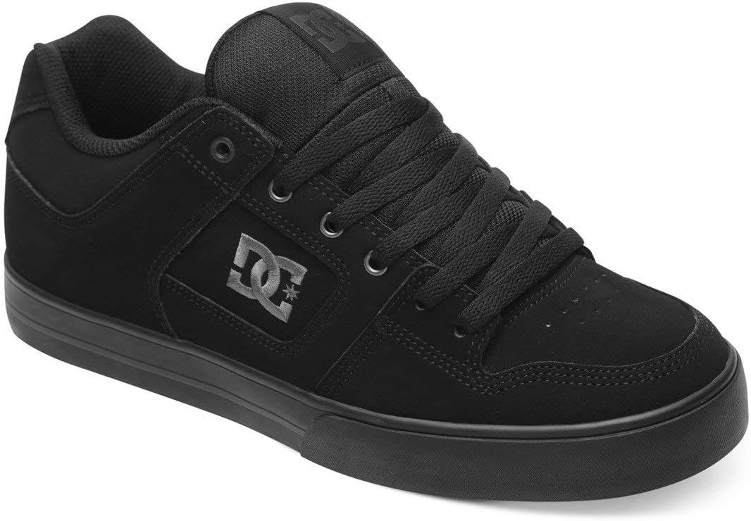 DC Men's Pure Low Top Lace Up Casual Skate Shoe Trainers