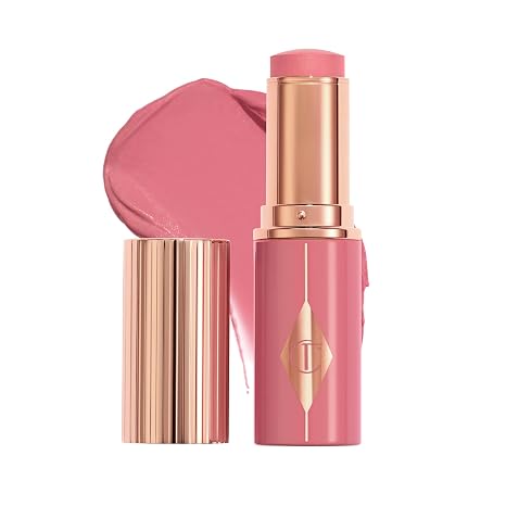 Charlotte Tilbury Unreal Healthy Glow Blush Stick - Buildable Cream Makeup with a Skincare-Infused Formula - Easy to Use, Blendable & Leaves Skin with a Luminous Sheen