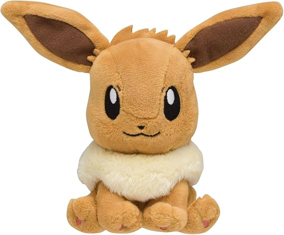 Pokemon Eevee Sitting Cuties Plush - 16 cm