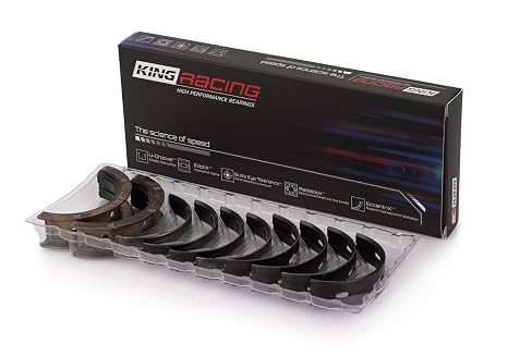 King XP Coated LS Rod Bearings CR807XPNC | Fits GM LS Engines 4.8L 5.3L 5.7L 6.0L 6.2L | Standard Size pMaxKote Performance Rod Bearings