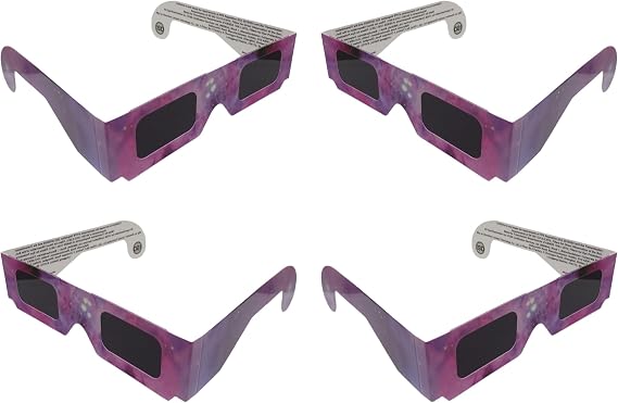 UVBrite 2-12 PACK Solar Eclipse Glasses CE and EN ISO 12312-2 Certified | Conforms to PPE Regulation (EU) 2016/425 - Filters for Direct Observation of the Sun | Total Eclipse 12 August 2026 Spain-UK