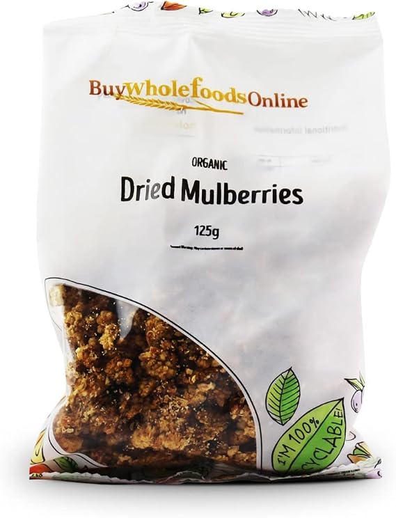 Organic Dried Mulberries 125g (BWFO)