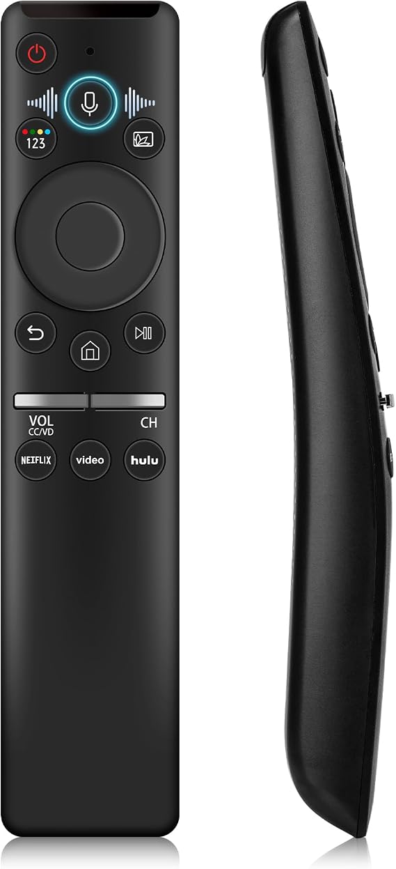 Universal Voice Replacement for Samsung TV Remote, for All 2019-2025 Samsung Remote Control for Smart TV with Voice Control, for Samsung Frame, Crystal 4K UHD, Neo QLED 4K/8K, OLED, QLED Smart TV
