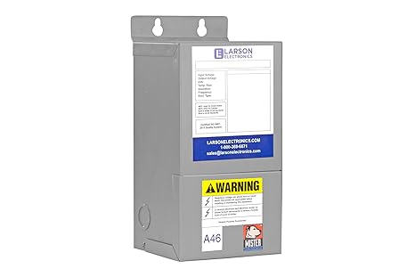1 Phase Buck and Boost Step-Up Transformer - 208V Primary - 236V Secondary at 31.2 46.8 or 62.5 Amps - 50/60Hz