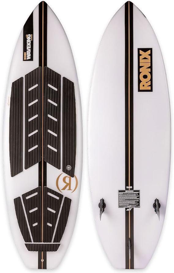 Ronix Flyweight - Wave King Surfer - White/Black/Gold Wakesurf Board