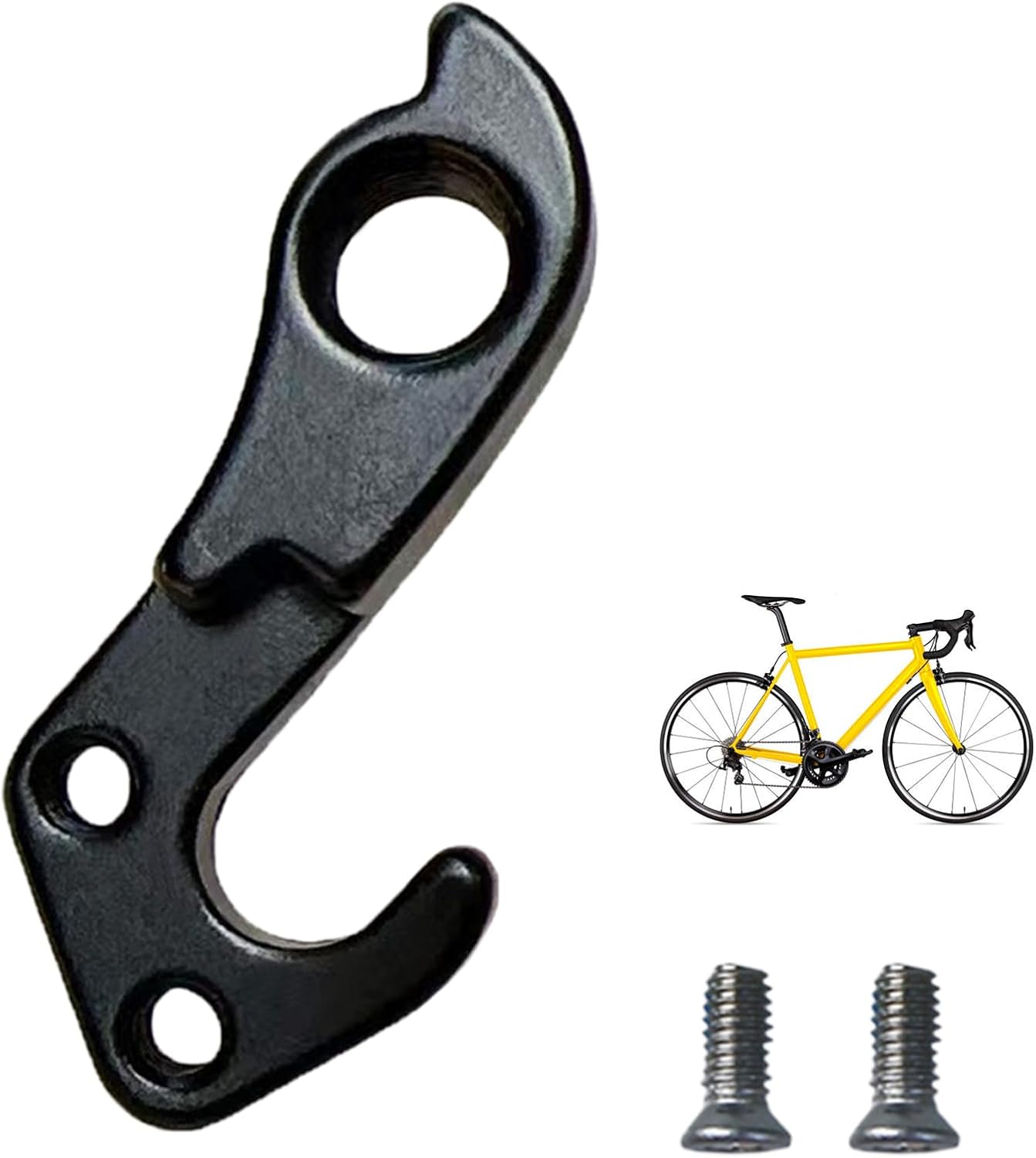 Universal Rear Derailleur Hanger, Aluminum Alloy Bike Dropout Compatible with 322175 / 318610