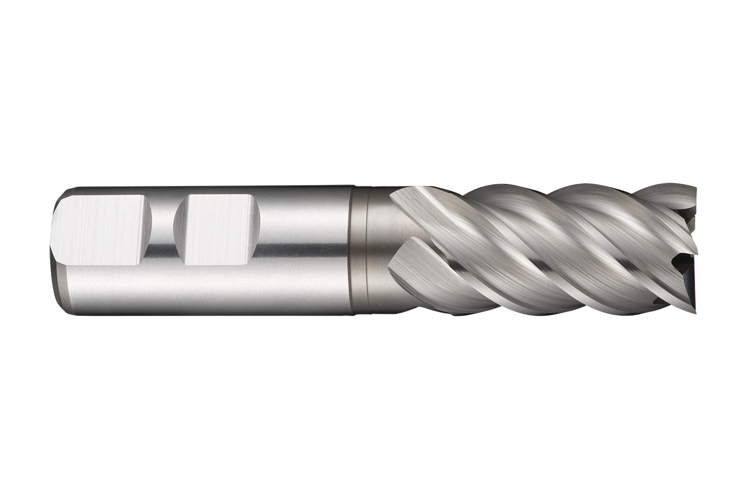 Dormer C29916.0 Shank End Mill, Bright Coating, Cobalt High Speed Steel PM, Short Mill Length, 16 mm Head Diameter, 32 mm Flute Length