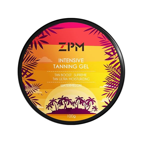 Extreme Dark Intensive Tanning Gel,Dark Tanning Gel For Outdoor Sun, Natural Intense Tanning Butter With Watermelon Scent For Faster Darker Tan,Vegan and Cruelty-Free, Spf0 100g