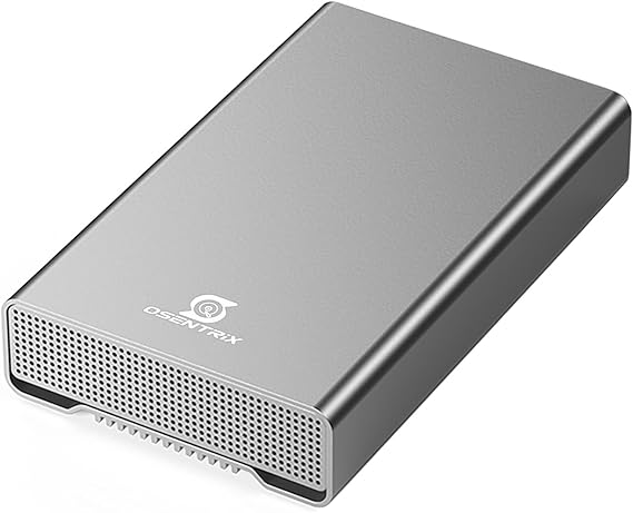GX100 10TB USB 3.2 Gen 2 USB-C External Hard Drive with USB Hub for Windows or MacOS Desktop PC/Laptop -