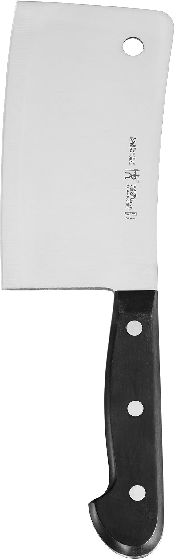 HENCKELS Classic Razor-Sharp 6-inch Meat Cleaver Knife, German Engineered Informed by 100+ Years of Mastery