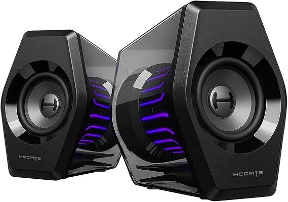 Edifier G2000 Pro 2.0 Computer Gaming Speakers with 64W Peak Power, Black