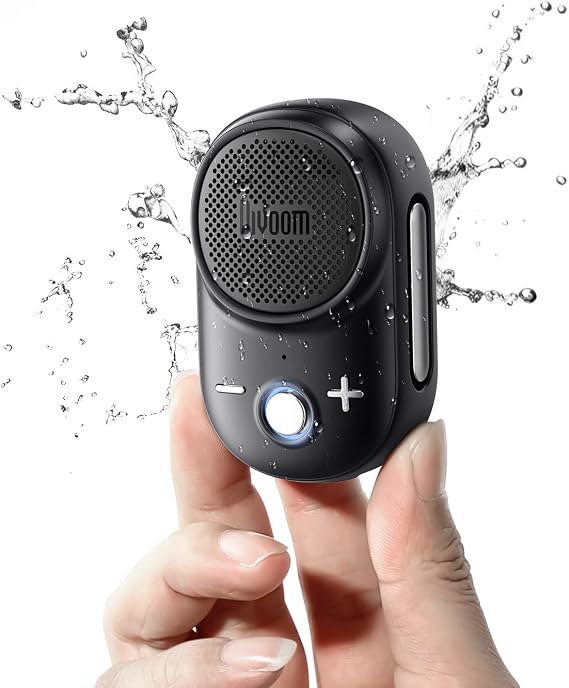 Divoom Itour-S Giyilebilir Bluetooth Hoparlör, IP67 Klip-On, 10H Playtim