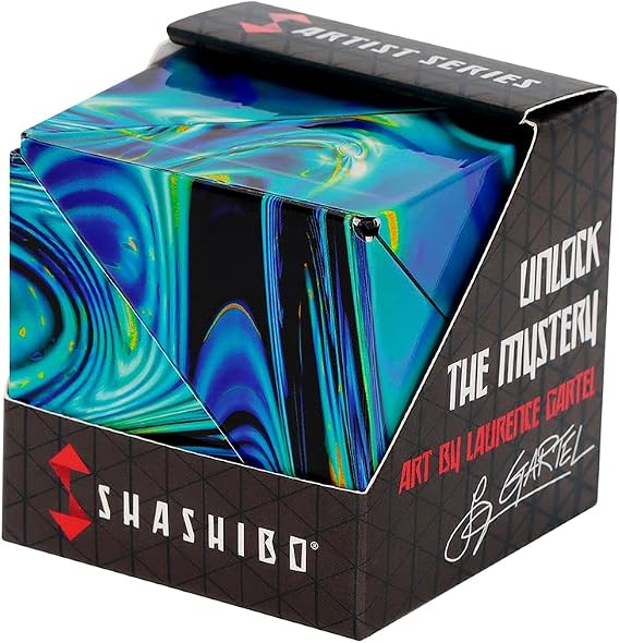 Shashibo DODECA Magnetic Puzzle Cube, Sensory Fidget Toy for Adults & Kids, Stress Relief Fidget Toy for All Ages, Cool Fidget Toys for Desk, Shape Shifting Box, 100+ Possible Shapes
