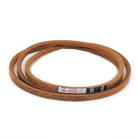 Grasshopper Lawn Mower MaxLife Belt, Designed to Specific Material, Dimensions, Shape, Construction and Pliability Standards That Ensure Superior Performance and Long Life, OEM Replacement Part 382086