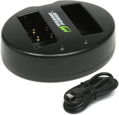 Wasabi Power Dual USB Battery Charger for Leica BP-DC15 and Leica C-Lux, D-Lux 7, D-Lux 8, D-Lux Type 109
