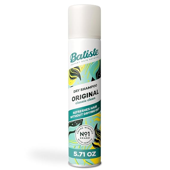 Batiste Dry Shampoo, Original Classic Clean Fragrance, 5.71 Oz