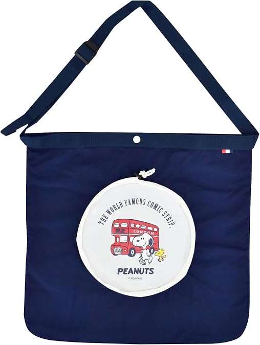 Snoopy SPMS-087 Women's Shoulder Bag 0430 Navy, navy SPMS-087