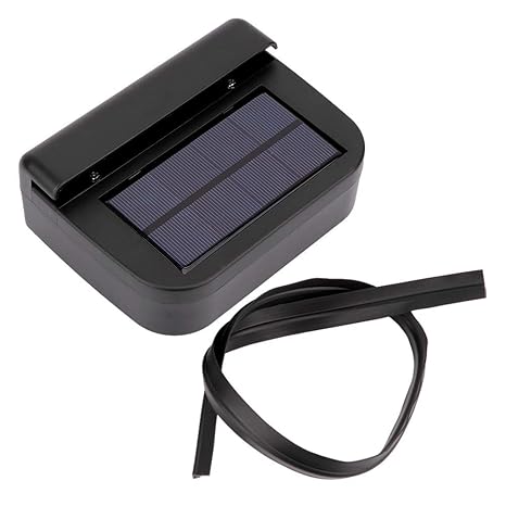 Solar Power Car Cooling Fan, Car Window Fan Auto Air Vent Cooling Ventilation System Heater Exhaust Fan for Car Windshield Air Circulation