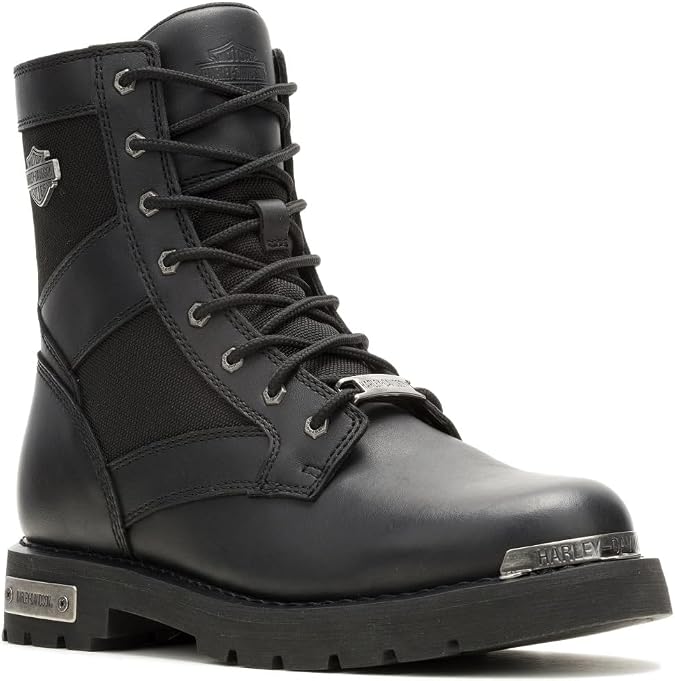 Harley-Davidson Men's Maverick 7-Inch Black Motorcycle Boots, D93875