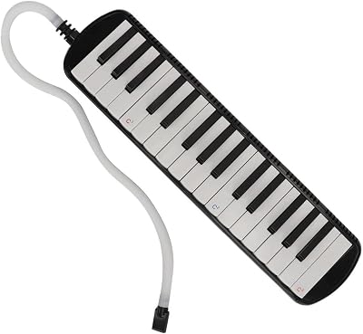 Melodica, Easy To Practice Melodica 32 Key ABS Stable Exquisite Classic for Kids for Playing Black