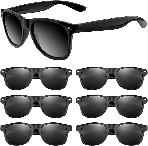 ASTARON Retro Vintage Sunglasses Bulk 6/12/24/48 Pack Polarised Cheap Neon Sunglasses Bulk for Men and Women