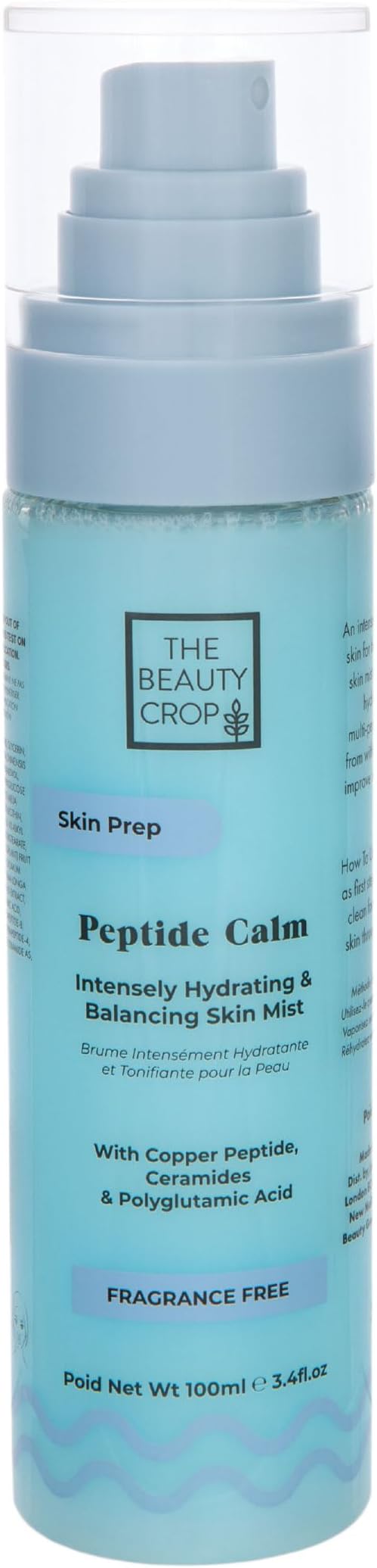 The Beauty Crop Peptide Calm Skin Mist - Hydrating & pH Balancing Face Mist - 100 ml