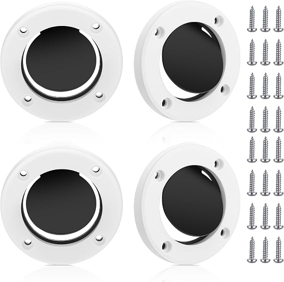 Threlaco Boat Scuppers Flappers Boat Self Bailing Cockpit Mounted Scupper Valve Include 2-7/8 Inch Valve for Hull Repair Kit