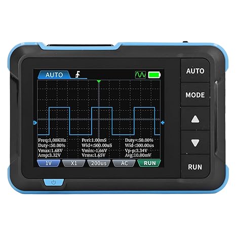 Handheld Mini Oscilloscope, Digital Portable Oscilloscope with 5MS/s Sampling Rate for Automotive and Electronics Repair