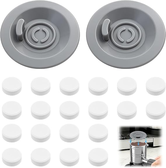 2 Pcs Espresso Cleaning Discs & 20 Pcs Cleaning Tablets Compatible with Ninja Luxe Cafe & Breville Espresso Machines, Espresso Backflush Disc Tablets for ES870XL/BES878BSS/BES880/BES840XL/BES810BSS