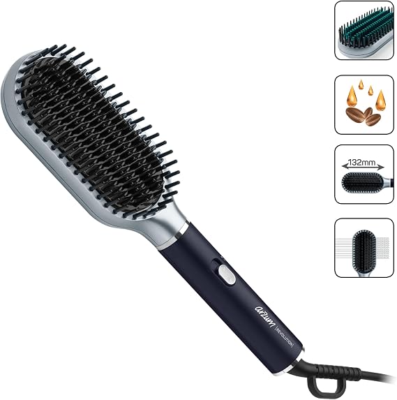 Arzum AR5158 Revolution Saç Düzleştirici Fırça - Platin Gri