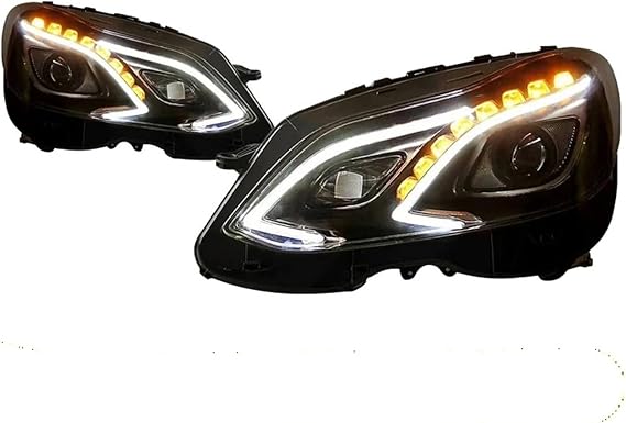 Car Compatible For Benz E-Class W212 Headlights 2014-2016 Upgrade Modified New DRL Dynamic Turn Signal LED Headlight Auto Accessories(OEM headlights)