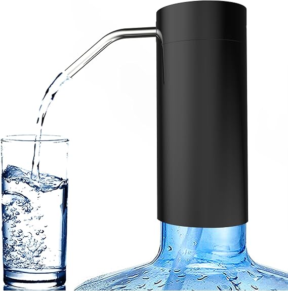 Water Bottle Dispenser Pump, MagicPro Electric Automatic USB Charging 5 Gallon Portable Water Dispenser, Fits Most 2-6 Gallon Water Bottle, Touch it on Technology Make Life Much Easier (1)
