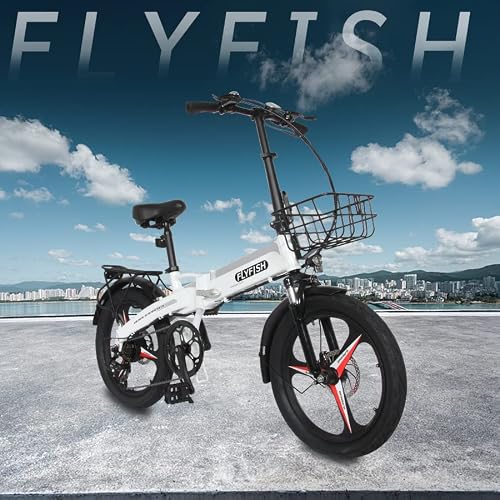 Electric Assist Bicycle, Folding Bicycle, 20 Inch for Adults, E-Bike, Ultra Lightweight, Folding Bicycle, Bicycle, Convenient Storage
