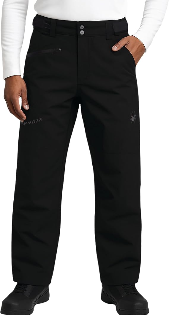 Spyder Mens Snow Pants - High Performance Weatherproof Insulated Stretchy Ski Pants - Warm Winter Pants for Men