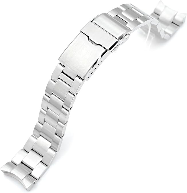 MiLTAT 20mm Super-O Watch Band compatible with Seiko SKX023 Mid-size Diver