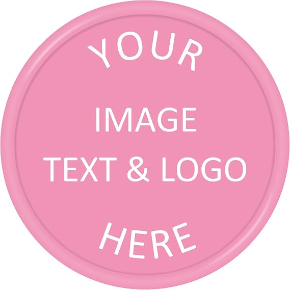 500 Custom Plastic Chips,Personalized Your Own Photo/Text/Logo on a Chip Double Sided Printing,Good for Beer or Drink in Bar Token