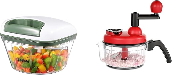 Manual Food Chopper and Quick Chopper Bundle